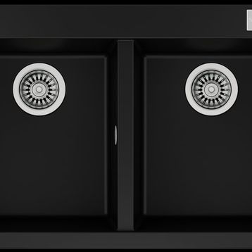 Teka Forsquare 790 TG Black Renkli Granit Eviye