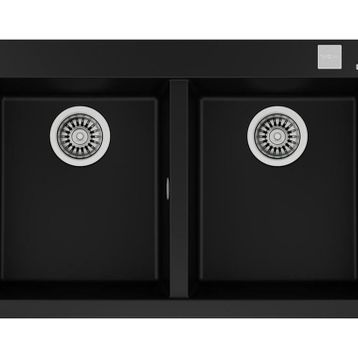 Teka Forsquare 790 TG Black Renkli Granit Eviye