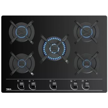 Teka GBC 75030 KBC BK E4 5 Göz Siyah Cam Ocak