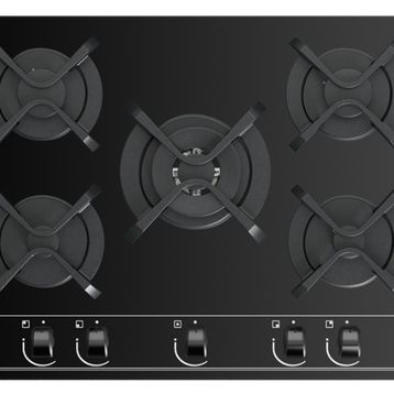 Teka GBC 75030 KBC BK E4 5 Göz Siyah Cam Ocak
