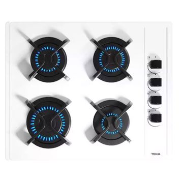 Teka GBC64002 KBC Beyaz 60 cm Cam Ocak