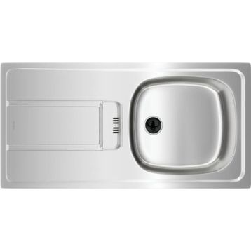 Teka Gravity 45 Paslanmaz Çelik Tek Gözlü Sol Damlalıklı Eviye