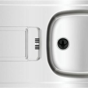 Teka Gravity 45 Paslanmaz Çelik Tek Gözlü Sol Damlalıklı Eviye