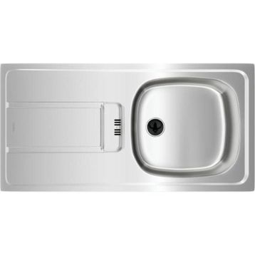 Teka Gravity 45 Paslanmaz Çelik Tek Gözlü Sol Damlalıklı Eviye