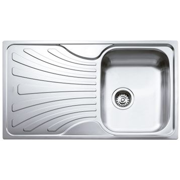 Teka NERİSSA50B Sol Damlalıklı Çelik Evye