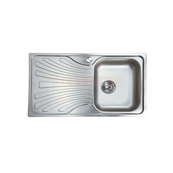 Teka NERİSSA50B Sol Damlalıklı Mikro Keten Evye