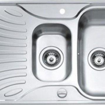 Teka NERİSSA60B Sol Damlalıklı Çelik Evye