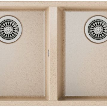Teka SQUARE 2B 760 TG 2 Göz Granit Eviye