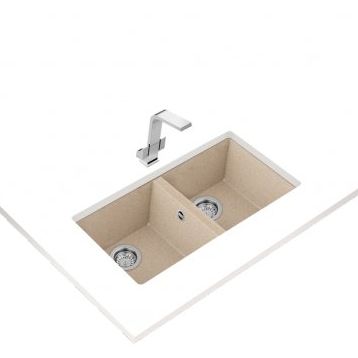 Teka SQUARE 2B 760 TG 2 Göz Granit Eviye