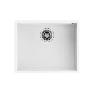 Teka Square 50.40 TG Arctic White Tek Hazneli Tezgahaltı Tegranite Eviye