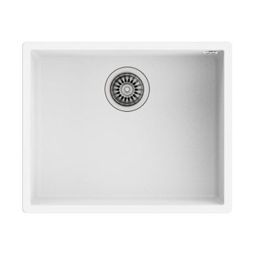 Teka Square 50.40 TG Arctic White Tek Hazneli Tezgahaltı Tegranite Eviye