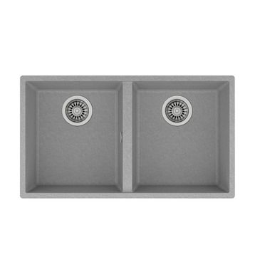 Teka Square 760 TG Stone Grey Renkli Granit Eviye