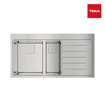 Teka Zenit RS15 1B 1D R 86 Auto Sağ Damlalıklı Paslanmaz Çelik Eviye