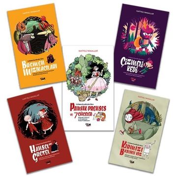 Tekir Kitap - Kafiyeli Masallar Seti - 5 Kitap Takım