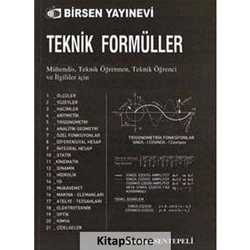 TEKNIK FORMÜLLER - MUSTAFA ESENTEPELI
