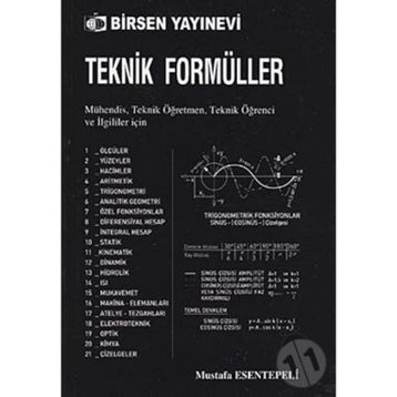 TEKNIK FORMÜLLER - MUSTAFA ESENTEPELI