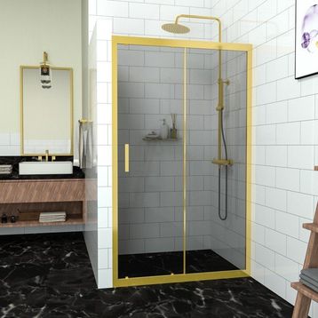 Tekno Duşakabin Gold Capello 6 mm Füme Cam Duşakabin