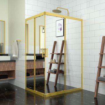 Tekno Duşakabin Rigel Gold 6 mm Reflekte Cam Dikdörgen Duşakabin