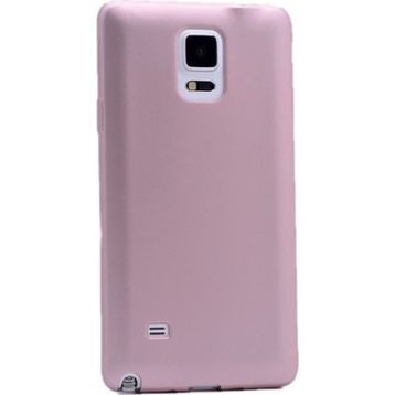Tekno Grup Samsung Galaxy Note 4 Mat Premium Rose Silikon Kılıf