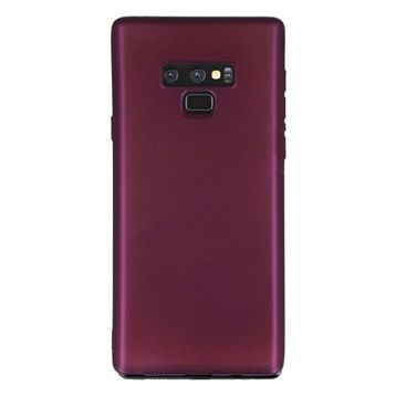 Tekno Grup Samsung Galaxy Note 9 Mat Premium Bordo Silikon Kılıf
