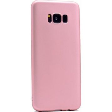 Tekno Grup Samsung Galaxy S8 Plus Mat Premium Rose Silikon Kılıf
