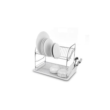 Tekno-Tel 44x27x34.5 cm Dikdörtgen 2 Katlı Metal Tabaklık