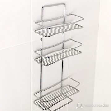 Tekno-Tel BK006 Üç Katlı Köşe Rafı