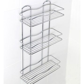 Tekno-Tel BK013 Üç Katlı Banyo Rafı