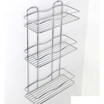 Tekno-Tel BK013 Üç Katlı Banyo Rafı