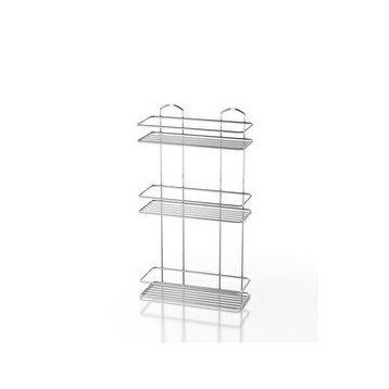Tekno-Tel BK019 3'lü Krom Duş Rafı
