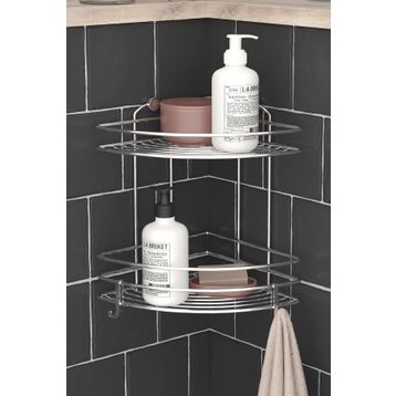 Tekno-Tel BK022H İki Katlı Köşe Rafı