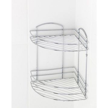 Tekno-Tel BK032 İki Katlı Köşe Rafı