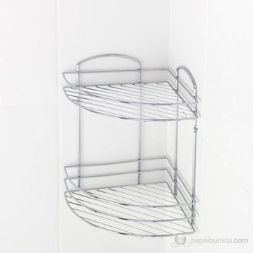 Tekno-Tel BK032 İki Katlı Köşe Rafı