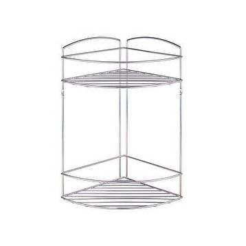 Tekno-Tel JM002 2 Katlı Banyo Köşe Rafı