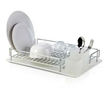 Tekno-Tel KB006 Krom Tek Katlı Bulaşık Sepeti