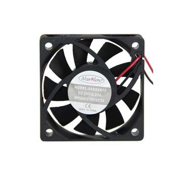 Teknogreen 60x60x15 mm 12V DC 2 Pin Plastik Kasa Fanı