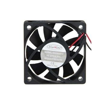 Teknogreen 60x60x15 mm 12V DC 2 Pin Plastik Kasa Fanı