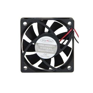 Teknogreen 60x60x15 mm 12V DC 2 Pin Plastik Kasa Fanı