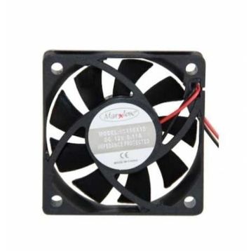 Teknogreen 60x60x15 mm 12V DC 2 Pin Plastik Kasa Fanı