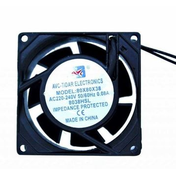 Teknogreen 80x80x38 mm AC 220-240 V Metal Kasa Fanı