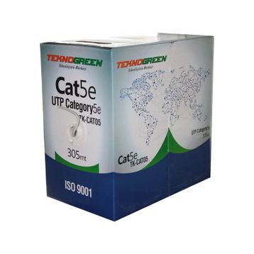 Teknogreen TK-CAT05 305 m 0.40 mm CCA Cat5 Kablo