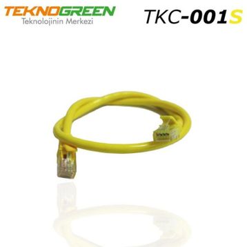 Teknogreen TKC-001S 1 mt Sarı Cat6 Kablo