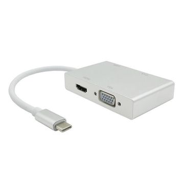 Teknogreen TKD-866 USB Tip C Vga Dvi HDMI USB Dönüştürücü