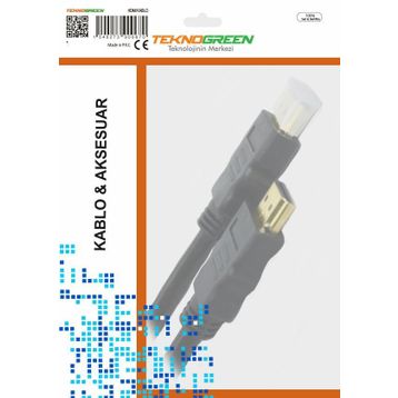 TeknoGreen TKH-100 1.5mt HDMI Kablo