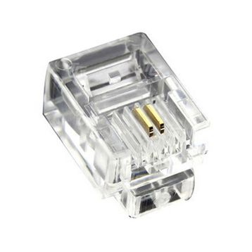Teknogreen TKJ-642 100'lü 6P2C 2 Pin Jack Konnektör