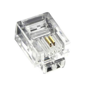 Teknogreen TKJ-642 100'lü 6P2C 2 Pin Jack Konnektör