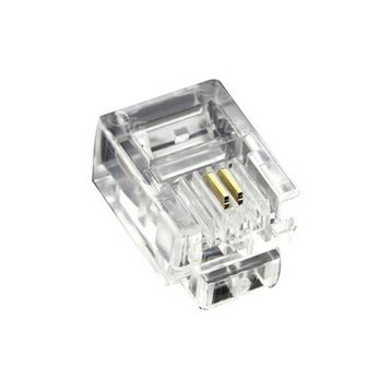 Teknogreen TKJ-642 100'lü 6P2C 2 Pin Jack Konnektör