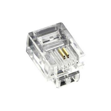 Teknogreen TKJ-642 100'lü 6P2C 2 Pin Jack Konnektör