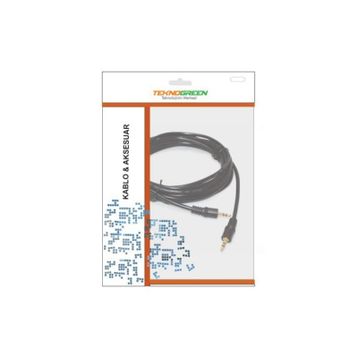 Teknogreen TKS-005 Stereo E-E 5m 3.5 mm Kablo