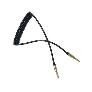 Teknogreen TKS-135 Stereo E-E 1m 3.5 mm Spiral Kablo